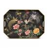 Tray with floral and bird motifs - Moinat - Decorating accessories