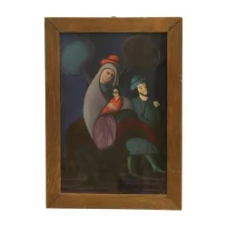 Gemälde einer Mutter und ihres Kindes