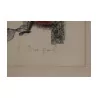 Pastellzeichnung Malerei Alter sitzender Mann signiert Simone … - Moinat - Gemälden - Verschieden