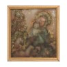 Mixed media painting on glass The mother and the child signed … - Moinat - Painting - Miscellaneous