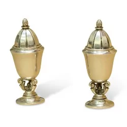 Salière et un poivrier