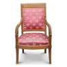 Pair of Empire palmette armchairs covered with fabric … - Moinat - Armchairs