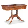 Table Regency marquetée. Angleterre, vers 1800. - Moinat - Tables à jeux, Tables d’échangeur