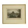 Landscape engraving. “SALZBURG”. - Moinat - Prints, Reproductions