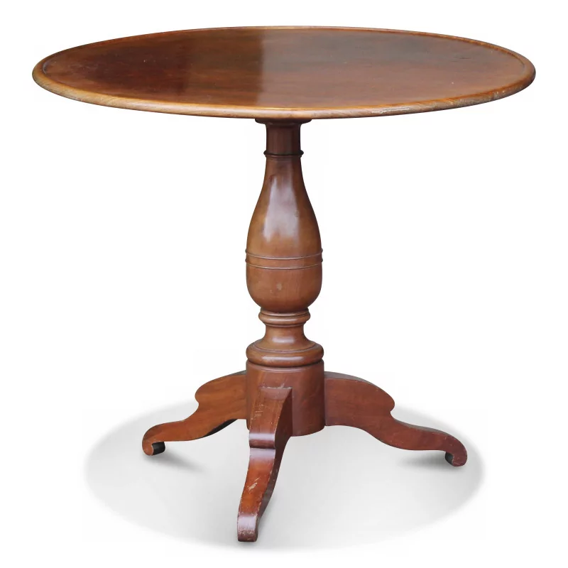 Louis-Philippe round table - Moinat - End tables, Bouillotte tables, Bedside tables, Pedestal tables