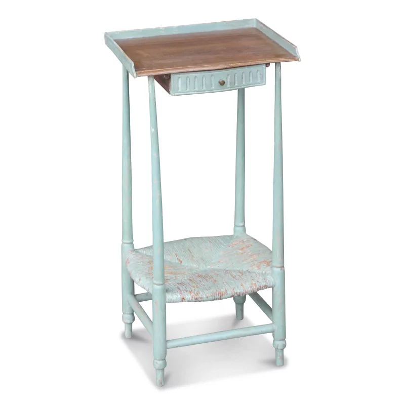 Provencal bedside table with drawer and mulching. - Moinat - End tables, Bouillotte tables, Bedside tables, Pedestal tables