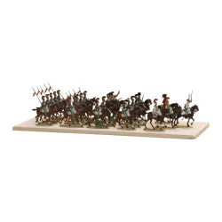 Plate of toy soldiers DRAGONS HORSE-LIGHT including 3 …