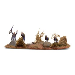 盘玩具士兵，3 名士兵，2 名士兵。