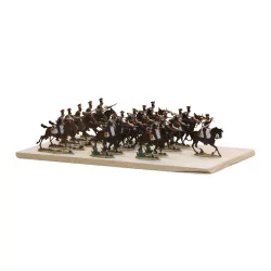 Plate of toy soldiers LOAD OF LIGHT HORSES 1 …