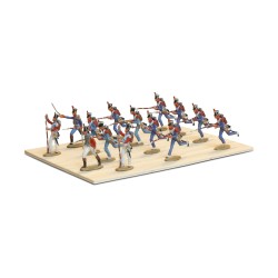 Ensemble de 14 soldats de plomb.