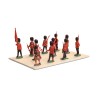 Ensemble de 11 soldats anglais en résine. - Moinat - Accessoires de décoration
