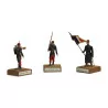 Set of 3 French toy soldiers. - Moinat - Decorating accessories