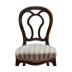Chaise Néogothique en noyer. À restaurer. Provenance du …