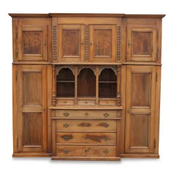 A large Neo-Gothic Vaudois chest of drawers
