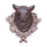 Bear head with necklace of oak branches. Brienz, Switzerland, … - Moinat - VE2022/3