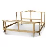 A Louis XV beech bed with basket head and feet - Moinat - Bed frames