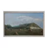 Landschaftsölgemälde auf Leinwand signiert HACHETTE und datiert … - Moinat - Gemälden - Landschaften