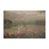Tableau gouache de la ville de Lausanne signé Johann Ludwig … - Moinat - Tableaux - Divers
