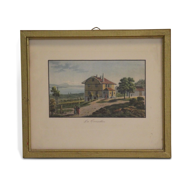 Gravure Les Croisettes. - Moinat - Gravures Gravure Les Croisettes. - Moinat - Gravures
