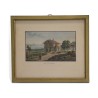 Gravure Les Croisettes. - Moinat - Gravures