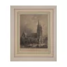 Engraving Die Domkirche in Basel. - Moinat - Prints, Reproductions