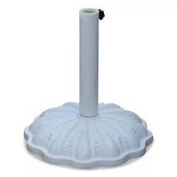 Parasol base in pure white