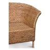 2-Sitzer-Rattansofa. Sitzhöhe: 39 cm. - Moinat - Sofas, Couchs