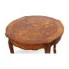 Petite table ronde de style Louis XV - Moinat - Bouts de canapé, Bouillottes, Chevets, Guéridons