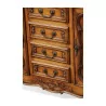 Louis XV style sideboard in walnut with 4 doors and 9 drawers. … - Moinat - Buffet, Bars, Sideboards, Dressers, Chests, Enfilades