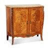 piece of furniture with Marquant stamped doors with flower marquetry … - Moinat - Chests of drawers, Commodes, Chifonnier, Chest of 7 drawers