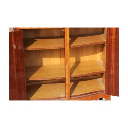 piece of furniture with Marquant stamped doors with flower marquetry …