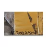 Abstrakte Acrylleinwand signiert Virginie ROBINSON mit … - Moinat - Gemälden - Verschieden