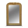 Miroir de style Louis-Philippe en bois doré. - Moinat - Glaces, Miroirs