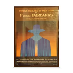 gerahmtes Filmplakat „F comme Fairbanks“.