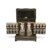 个完整的拿破仑三世酒盒。 1 玻璃稍微…… - Moinat - 装饰配件
