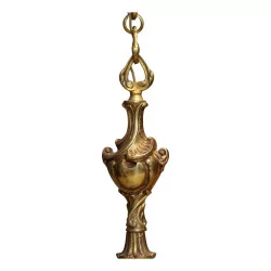 Louis XV style gilt bronze chandelier with 3 lights.