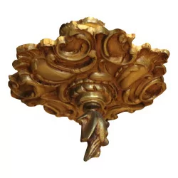 盏路易十五风格的镀金青铜枝形吊灯，带 5 盏灯。