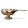 An 800 silver sauce boat on a hammered foot - Moinat - Silverware