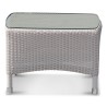 kleiner Tisch mit Flechtwerk - Moinat - Sièges, Bancs, Tabourets