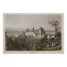 Colored print \"Lausanne 1865\". - Moinat - Prints, Reproductions
