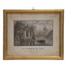 Gravure coloriée “LA CHAPELLE DE TELL” “sur le Lac de … - Moinat - Gravures