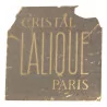 Lalique-Lampensockel von 1950 „Krone“ mit Vögeln (Fußaufprall) - Moinat - ShadeFlair