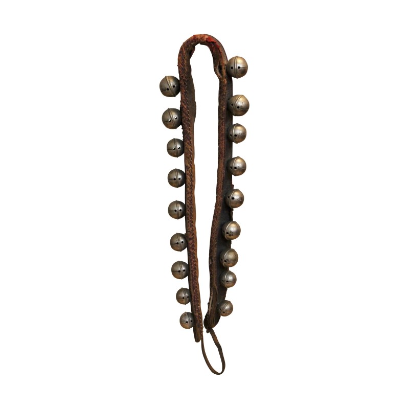 Leather cow collar with bells. - Moinat - Decorating accessories Leather cow collar with bells. - Moinat - Decorating accessories