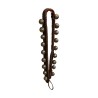 Leather cow collar with bells. - Moinat - Decorating accessories