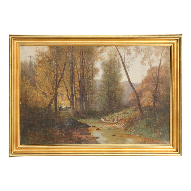 布面油画风景 - Moinat - 画 - 景观 布面油画风景 - Moinat - 画 - 景观