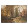 Peinture huile sur toile d’un paysage - Moinat - Tableaux - Paysage