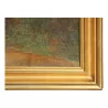 Peinture huile sur toile d’un paysage - Moinat - Tableaux - Paysage