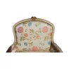 Louis XV shepherdess in aged white painted beech wood … - Moinat - Armchairs