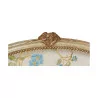 Bergère Louis XV en bois de hêtre peint blanc vieilli … - Moinat - Fauteuils