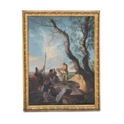 Paire de tableaux de l'école d'Andrea LOCATELLI (1695-1741) …